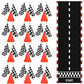 EUVBOKW 37 Pcs Race Car Birthday Party Decorations Set