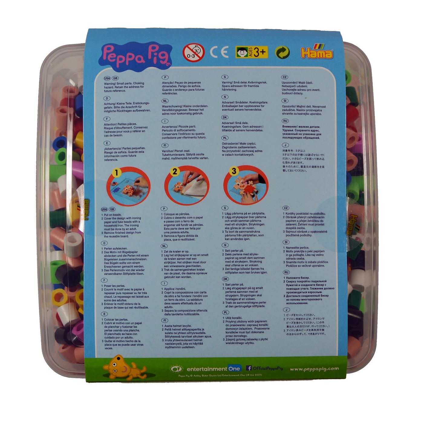 HAMA - Box Peppa Pig - Iron on Beads Maxi Size - Creative Activities