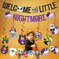 Welcome Little Nightmare Banner Nightmare Before Christmas Baby Shower Hanging Decorations Nightmare Before Christmas Baby Shower Decorations