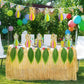 EAEDMY 9Pack Big Pineapple Centerpieces for Table, Luau Party Decorations, Hawaiian Hawaii Pineapple Party Decoration, Tabletop or Hanging Decors