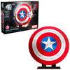 4D Build, Marvel Captain America Shield 3D Model Kit with Stand, Marvel Collectibles & Desk Décor, Adult Puzzle, Building Toys, 3D Puzzles for Adults