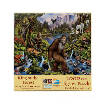 SUNSOUT INC - King of the Forest - 1000 pc Jigsaw Puzzle by Artist: Eva Nikolskaya - Finished Size 20" x 27" - MPN# 70804