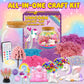 7july Unicorn Terrarium Crafts Kit for Kids-LED Night Light Up & Remote Unicorn Birthday Gifts Toys for Girls Ages5 6 7 8 9 10 Year Old-Christmas