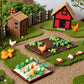 Miniature Dollhouse Agricultural Tools Decoration Toy Gift Tool /6 1/12 Doll Garden, Vegetable Plot, DIY Doll House Kit