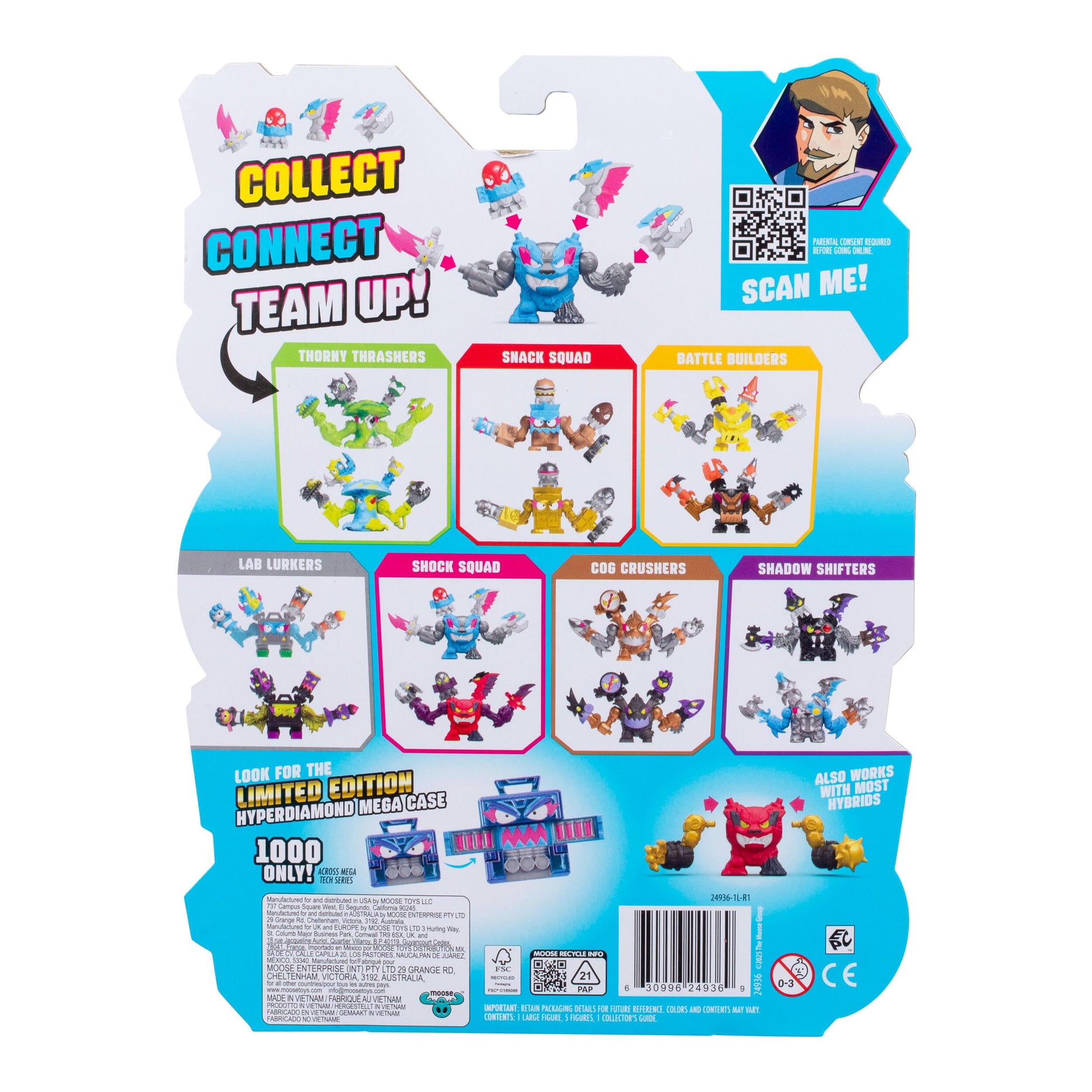 MrBeast Lab Swarms MEGA-TECH Series 6 Pack, including a Mega Swarm