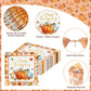 40 Pcs Happy Thanksgiving Napkins - 6.5 Inch Fall Watercolor Paper Napkins, 3-ply Disposable Pumpkin Maple Leaf Cocktail Napkin Tableware Set