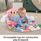 Fisher-Price Glow and Grow Kick & Play Piano Gym, Pink