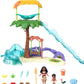 Mattel Disney Moana 2 Toys, Moana’s Island Adventure Playset with Moana & Simea Small Dolls, 2 Character Friends, 5 Play Areas & 8 Accessories