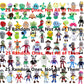 JHESAO Random 25 PCS Plants PVZ Toys Set Zombies Figurines Series PVZ Plush PVC Toys New, Great Gifts for Kids and Fans, Birthday and Party