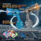 BSTHOK Electric Water Guns Water Blaster 2-Pack, Automatic High-Capacity Water Rifle with Drum Magazine & Red Dot Sight, Transparent Pro Squirt Guns