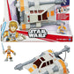 STAR WARS Galactic Heroes Snow Speeder Vehicle with Luke Skywalker