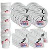 Track and Field Birthday Party Supplies Set Plates Napkins Cups Tableware Kit for 16