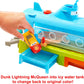 Mattel Disney and Pixar Cars Toys, Submarine Car Wash Playset with Color-Change Lightning McQueen Toy Car, Water Play