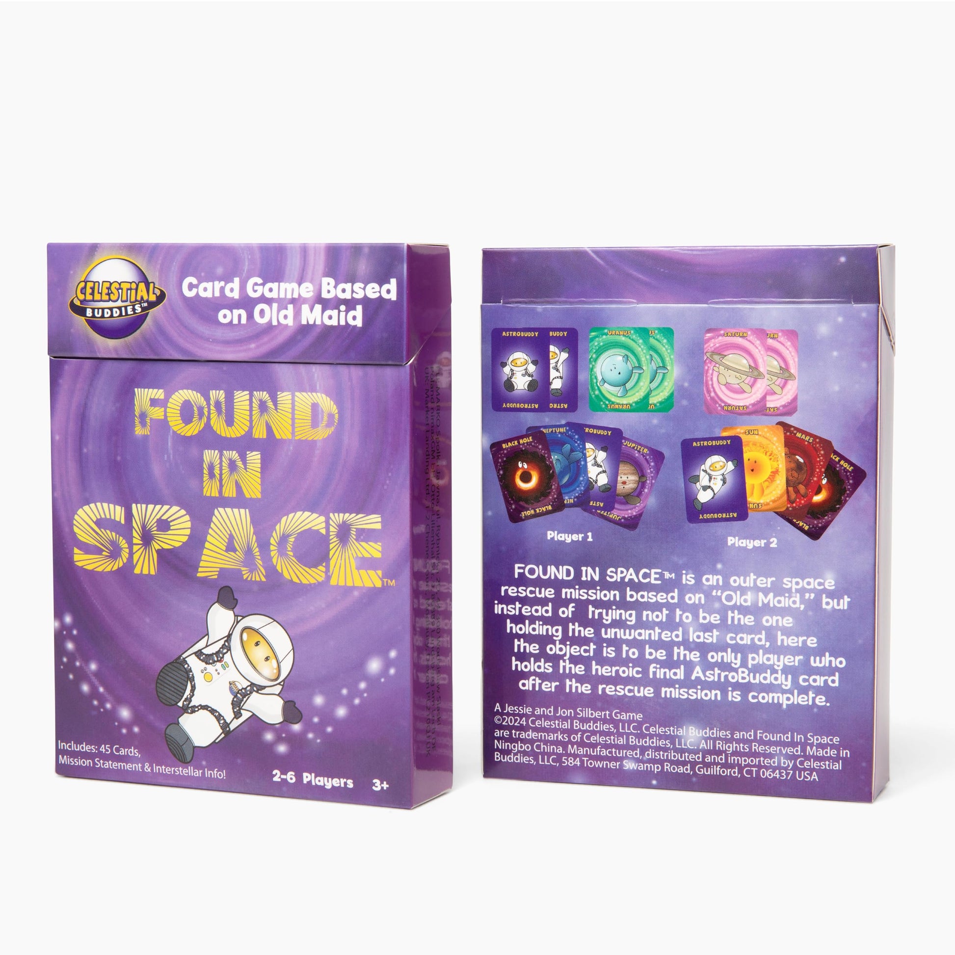 Celestial Buddies Old Maid Classic Card Game - Fun for 2-6 Players, Kids Ages 3+ - Game Nights and Family Gatherings - Great Gift for Travel, Rainy