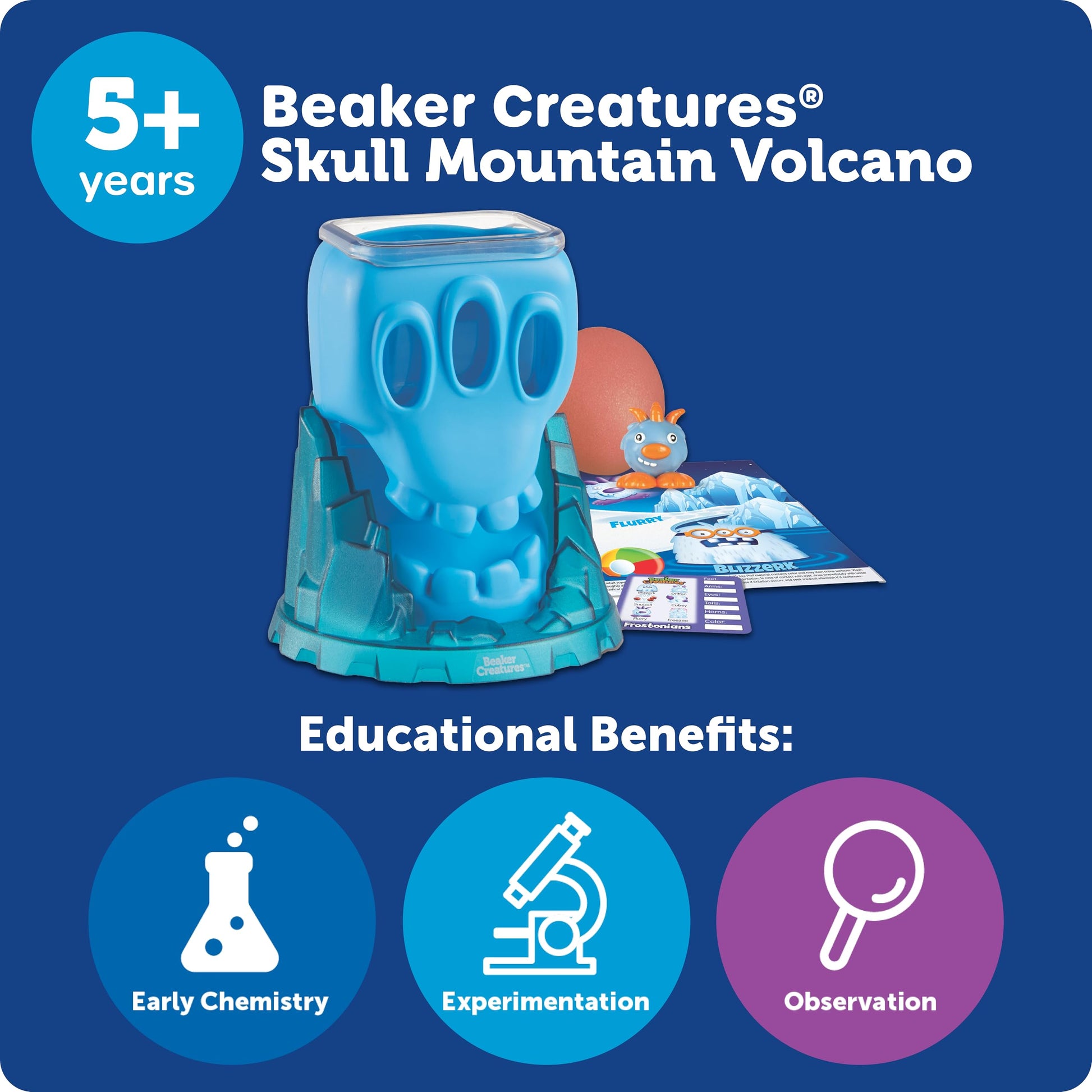 Learning Resources Beaker Creatures Skull Mountain Volcano