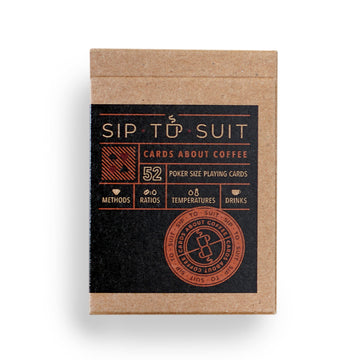 Art of Caffeination Sip-to-Suit Cards About Coffee: Informational Playing Cards with Brewing Parameters and Coffee-Making Tips