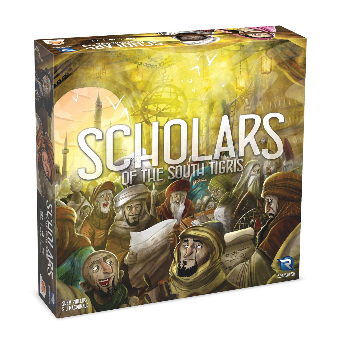 Renegade Game Studios: Scholars of the South Tigris Strategy Board Game, Standalone Worker Placement, 2-4 Players, 60-90 Mins