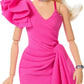 Barbie Deluxe Style Doll #15 in Hot Pink Barbiecore Dress, Blonde High Ponytail, Black Lace Tights, Silver Clutch, and Silver Jewelry