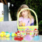 JIABNUKKN Easter Basket Stuffers Eggs Filled 6 Pack Large Eggs with Cute Dolls Inside, Easter Gifts Colorful Easter Egg Stuffers for Toddlers Kids