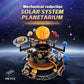 Solar System Orrery Building Set - Rotatable Planet Toys with 9 Planets & Rocket Sets, Compatible with Lego Space - Educational STEM Projects Science