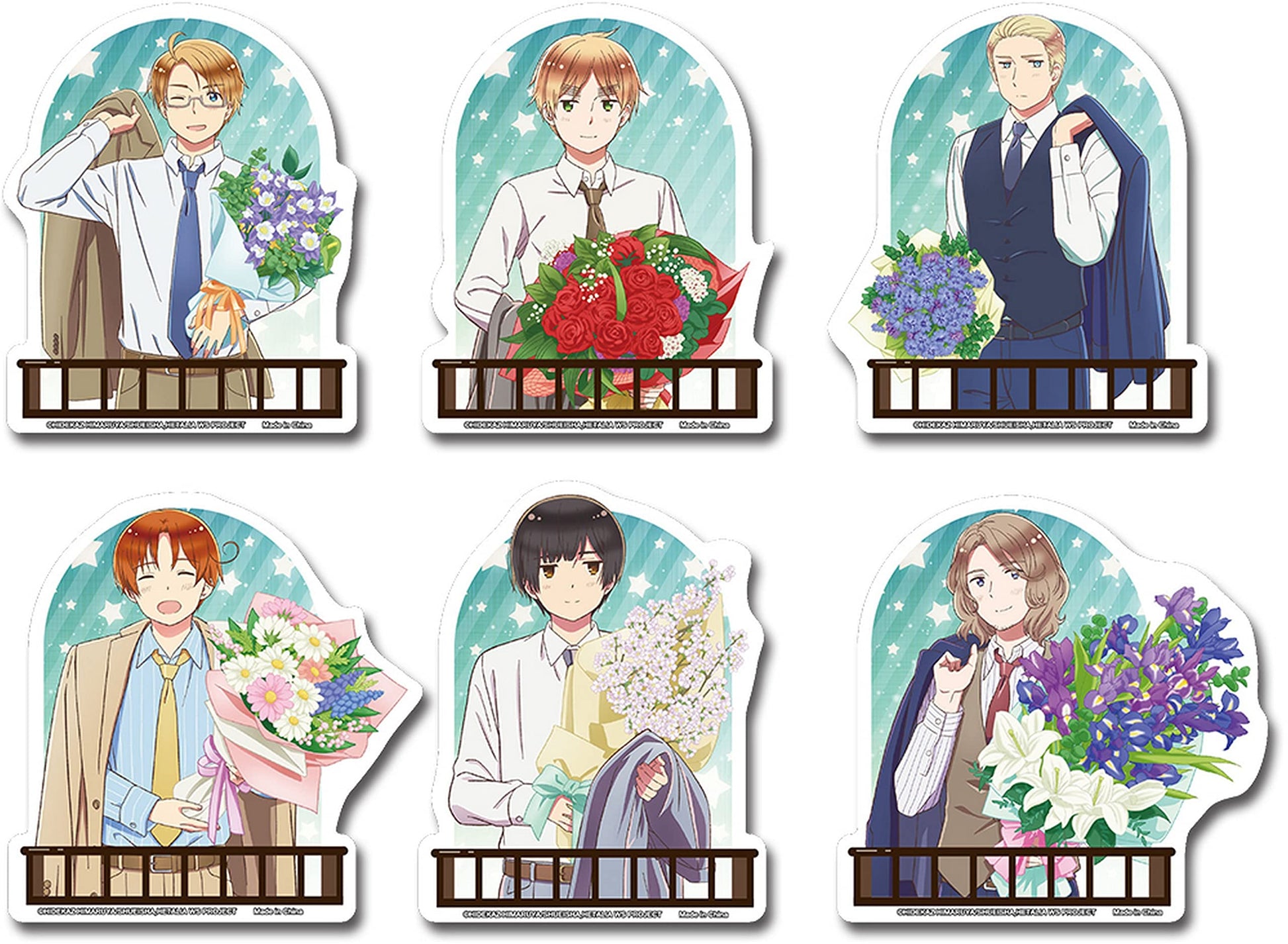 Hetalia Season 7 - Character Special Sticker Set Die-Cut 2
