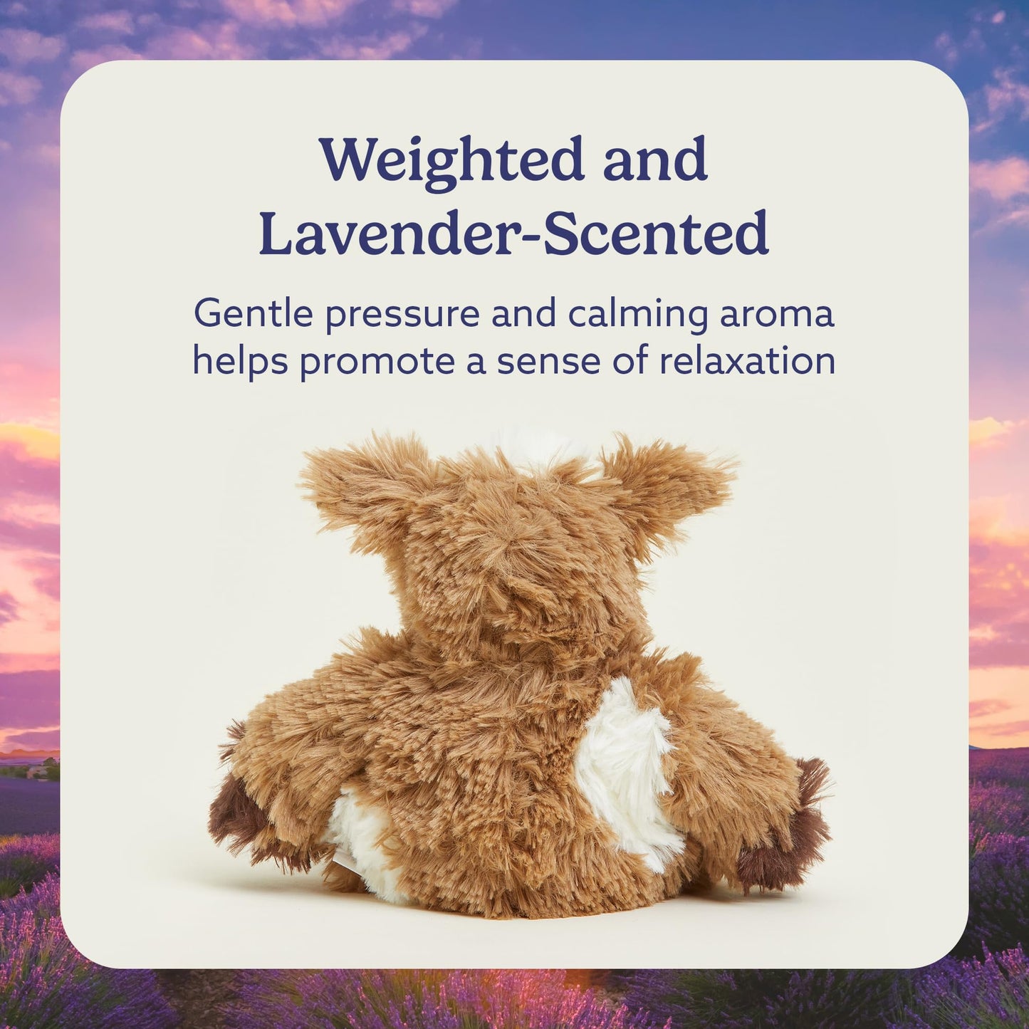 warmies Junior Microwavable & Weighted Stuffed Animals, Cow - Heated Stuffed Animal Plushie for Warmth & Comfort - Cute Soft Plush Toys for Adults