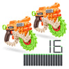 XSHOT Insanity HorrorFire Reaper X Twin Pack by Zuru with 16 Darts, Air Pocket Technology Darts and Dart Storage, Outdoor Toy for Boys and Girls