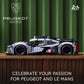 LEGO Technic Peugeot 9X8 24H Le Mans Hybrid Hypercar 42156 Collectible Race Car Building Kit for Adults and Teens, 1:10 Scale Racing Car Model, Gift
