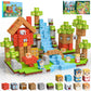 Crifeton Magnetic Blocks 100 PCS Magnetic Building Blocks, 3+ STEM Montessori Sensory Toys, Magnetic Cube for for 3 4 5 6 7 8 9 10 11 12 8-12 Years