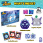 PhatMojo Blox Fruits Diamond Collector Bundle - 11-Piece Set with 2 Plush Figures, 2 Minifigures, 3 Cards, Poster & 2 DLC Tokens