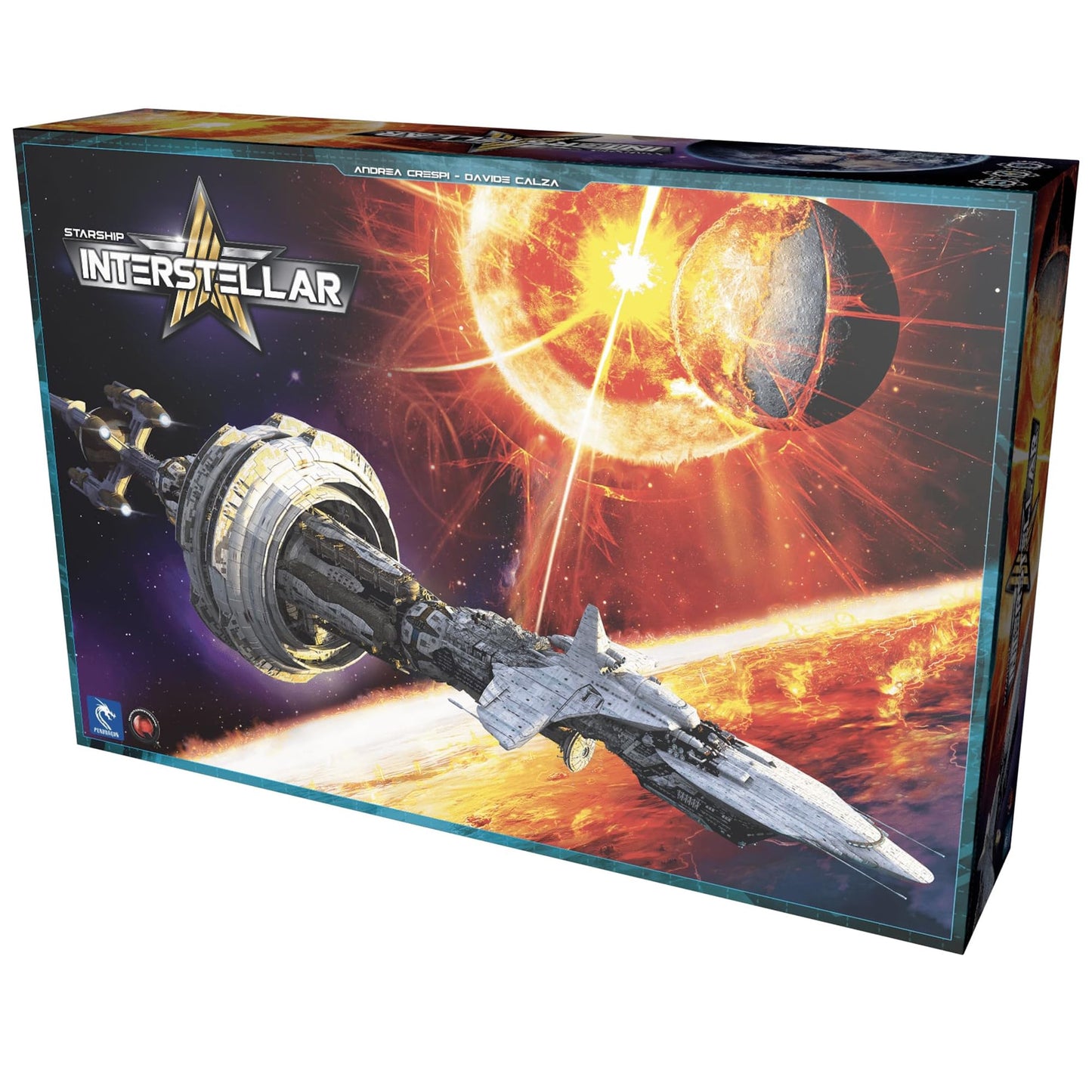 Pendragon Game Studio- Starship Interstellar Strategy Board Game - Futuristic Sun Resource Management for 1-4 Players, Ages 14+, 150 Min Gameplay