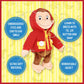 Kids Preferred Curious George Learn to Dress Monkey Stuffed Animal Plush Toys Soft Cute Cuddle Plushie Gifts for Baby and Toddler Boys and Girls - 12"