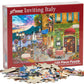 Vermont Christmas Company Inviting Italy Jigsaw Puzzle - 100 Piece Italy Puzzles for Adults & Families - 19" x 13" Jigsaw Puzzle of Italy with Large