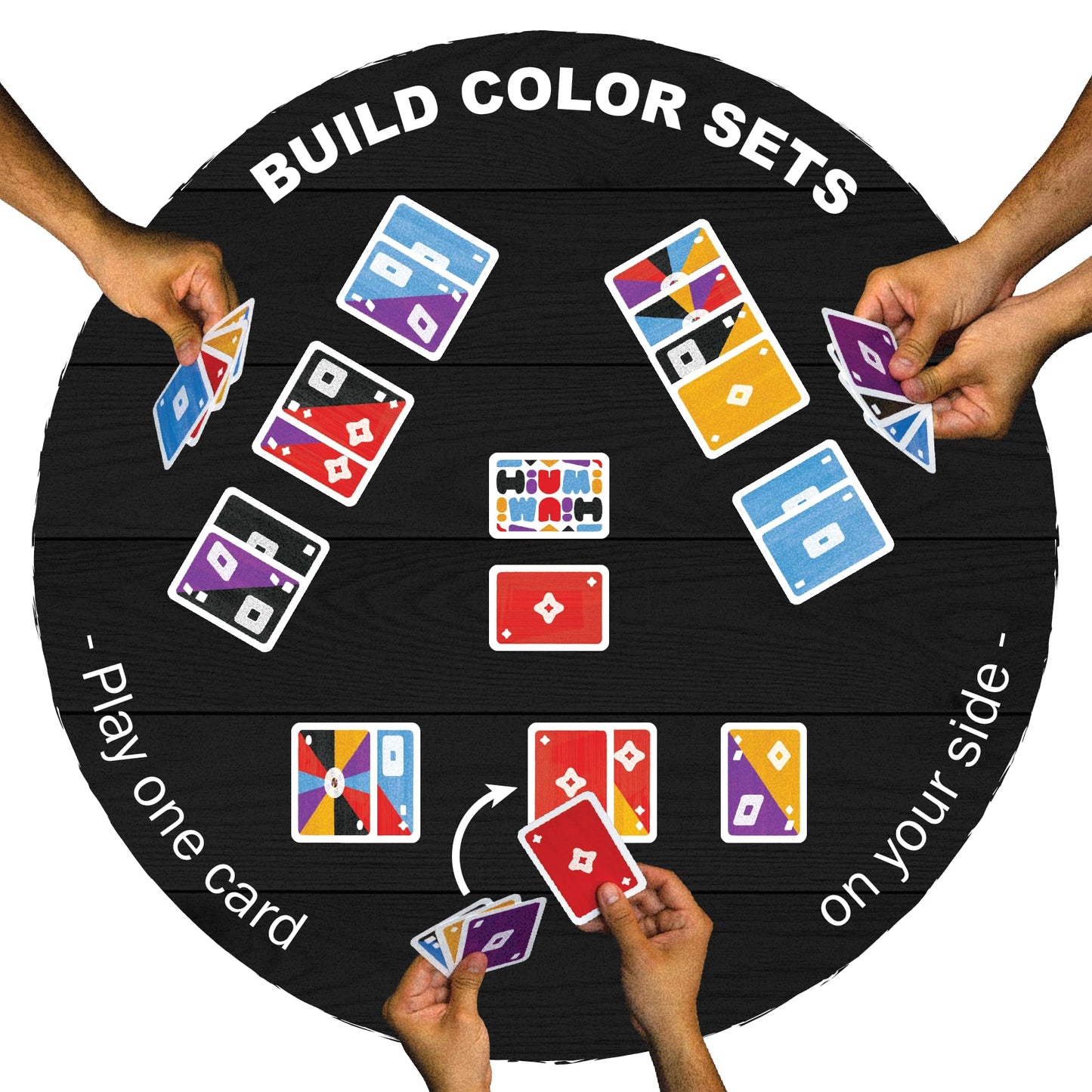 Hiumi Card Game | 10-Minute Strategy Family Game for 2-4 Players