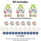 Big Dot of Happiness Cheerful Happy Birthday - Colorful Birthday Party Decor and Confetti - Terrific Table Centerpiece Kit - Set of 30