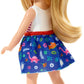 Barbie Club Chelsea Doll, 6-inch Blonde Wearing Dinosaur-Themed Look with Removable Skirt, for 3 to 7 Year Olds