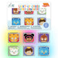 Glo Pals Water Daniel Tiger Activated Light-Up Sensory Bath Toy Vibrant Cubes for Bathtime and Sensory Play, Pack of 6