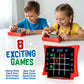Electronic Light-Up Activity Pad for Kids Ages 6-12+ | 8-in-1 Handheld Game | Brain & Memory Games | Great Gift Ideas for Boys and Girls. Focus