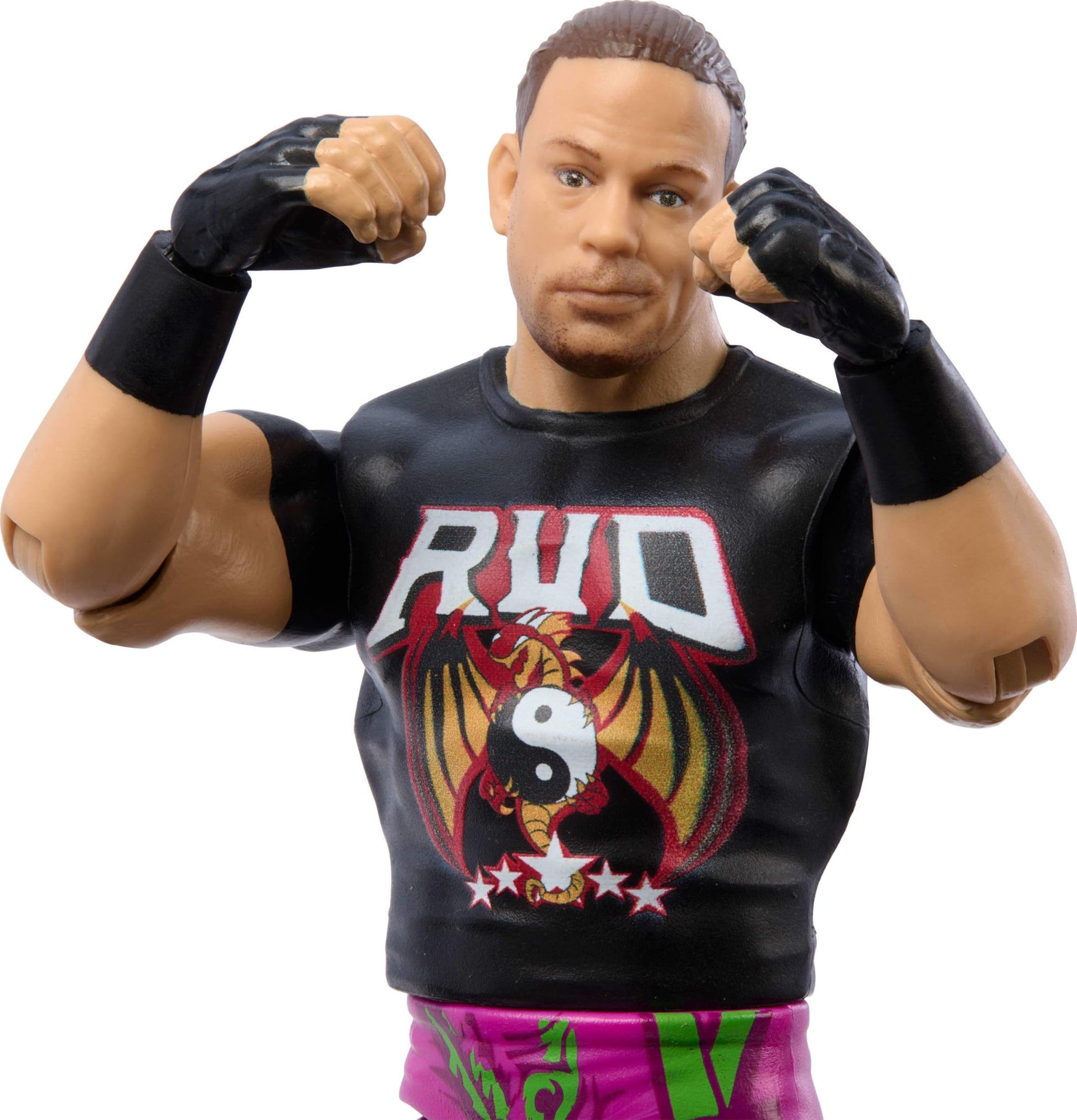 Mattel WWE Rob Van Dam Action Figure, Main Event Series #151 6-inch Collectible with 10 Articulation Points & Life-Like Look