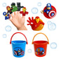 Marvel Avengers 10 Piece Bath Toy Value Set - Kids Bath Toys