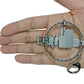 Trappy - The Original MINI Bear Trap Keychain That Works - Silver,1 Pack