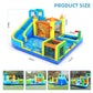 WelandFun Inflatable Water Slide Park for Kids Backyard, Inflatable Bounce House with Air Blower - Bouncy Castle with Climbing Wall, Jumping, Water