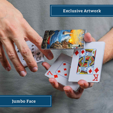 Boardwalk Puzzles Acadia, Featherlight Unique Playing Cards, Fun Themed Deck for Home and Travel
