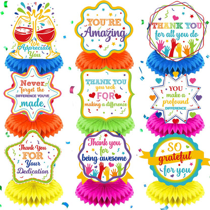 Graduation Centerpieces for Tables Teacher Appreciation Decorations We Appreciate You Decorations for Teacher Doctor Nurse Employee Staff Graduation