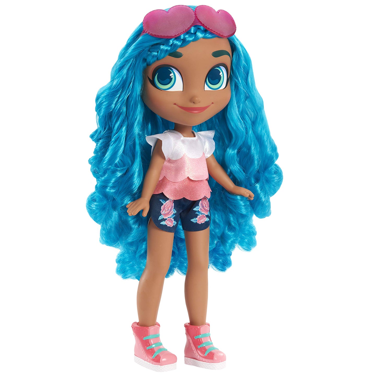 Hairdorables 18-Inch Mystery Fashion Noah Doll, Includes Surprise Outfit, Blue Hair, Kids Toys for Ages 3 Up by Just Play