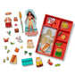 Melissa & Doug Disney Princess Moana Magnetic Dress-Up Wooden Doll Pretend Play Set (30+ pcs)