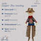 MON AMI Cooper The Cowboy Doll, 15-Inch Western Plush Stuffed Doll Gift