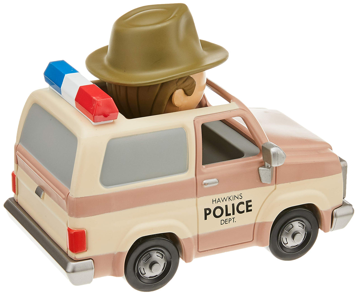 Funko Dorbz Ridez: Stranger Things - Hopper with Deputy Vehicle Collectible Vinyl Figure