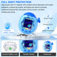 Litdreamer for Tamagotchi Paradise Clear Case with Cover with Lanyard, Body and Screen Guard for Tamagotchi Paradise Accessories,Transparent Hard