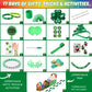 XOXO Parents Leprechaun Trap Kit with 17 Days of Gifts & Activities - St Patricks Day Countdown Tradition for Kids - 17 Daily Surprises, Tricks